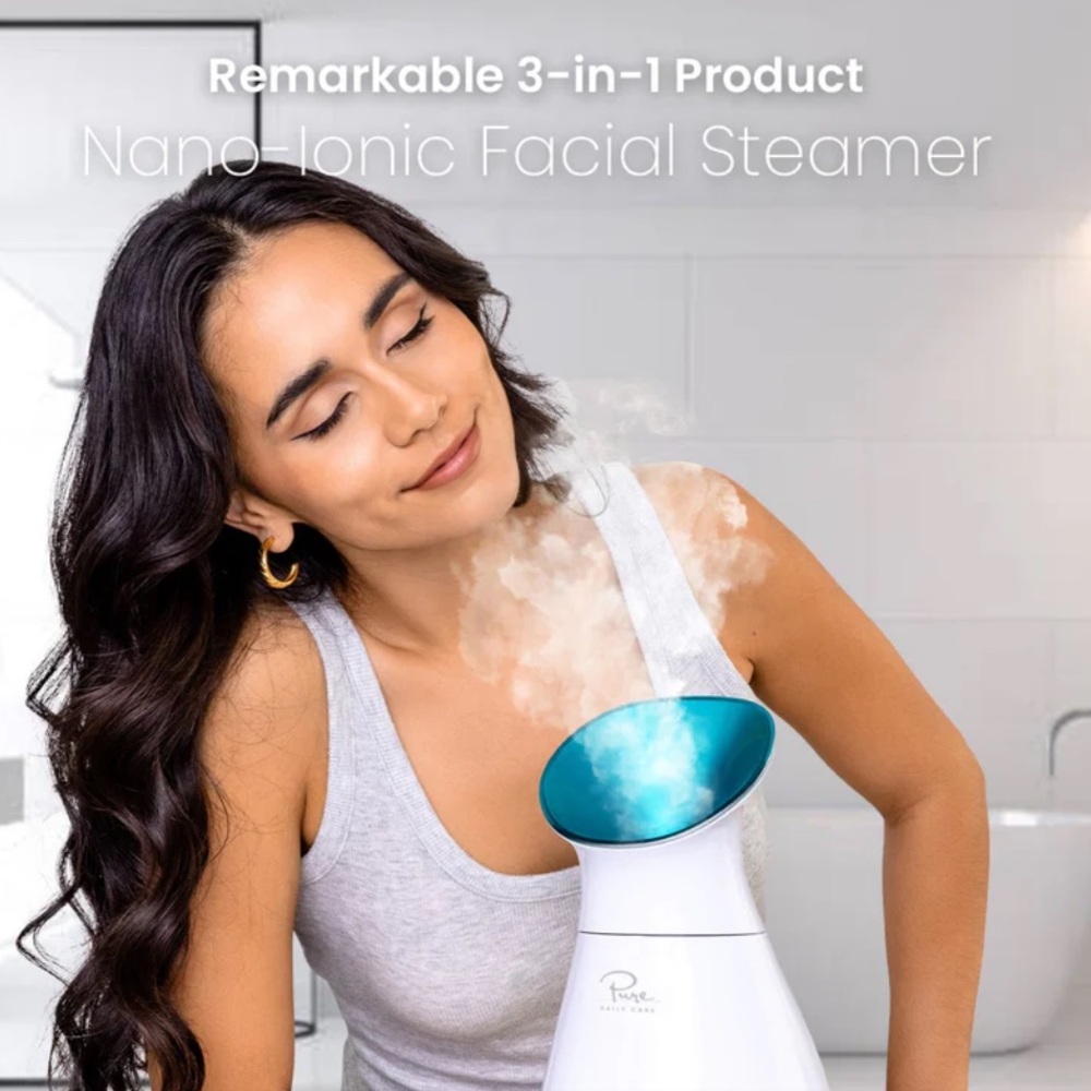 Pure Daily Clean Nano Steamer 3 in 1 Steamer